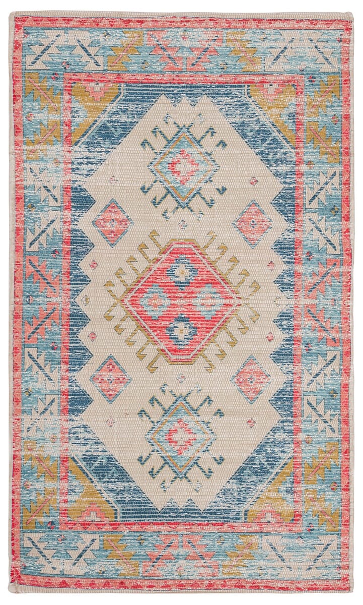 Safavieh Saffron Sfn509A Cream / Blue Area Rug