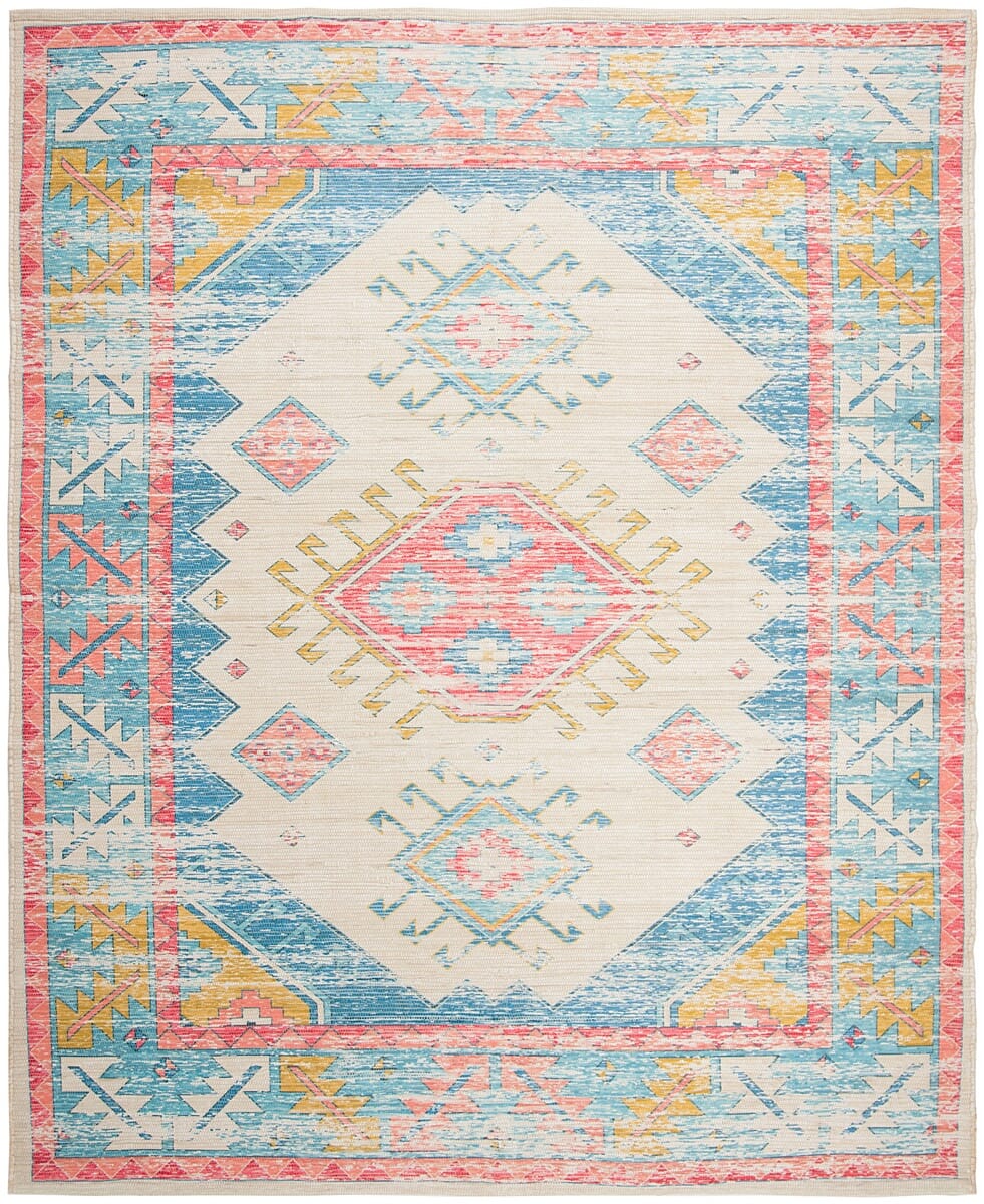 Safavieh Saffron Sfn509A Cream / Blue Area Rug