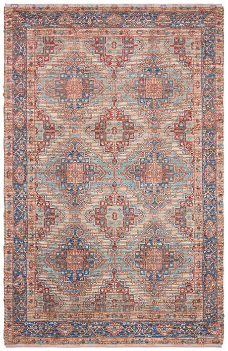 Safavieh Saffron Sfn510M Blue / Rust Rugs.