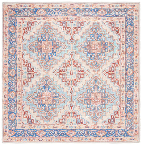 Safavieh Saffron Sfn510M Blue / Rust Rugs.