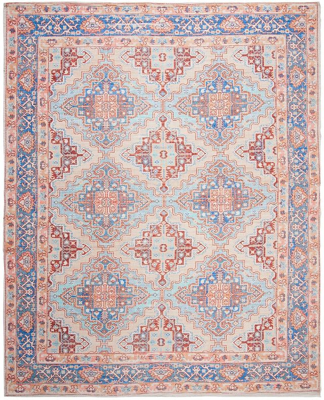 Safavieh Saffron Sfn510M Blue / Rust Rugs.