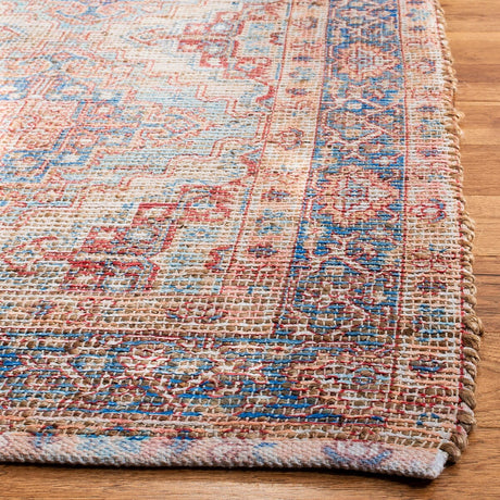 Safavieh Saffron Sfn510M Blue / Rust Rugs.