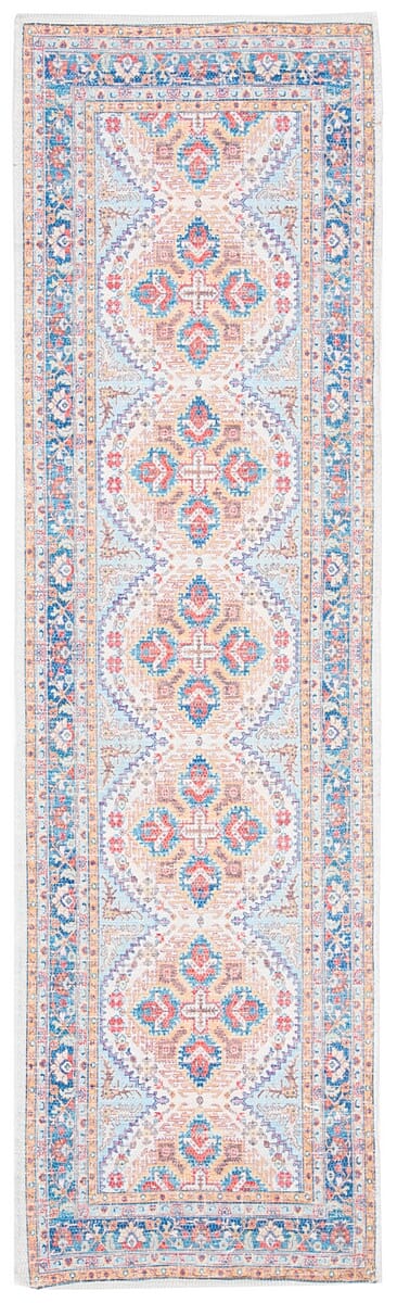 Safavieh Saffron Sfn511P Rust / Blue Area Rug