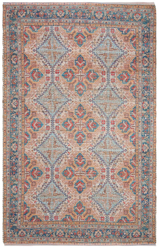 Safavieh Saffron Sfn511P Rust / Blue Area Rug