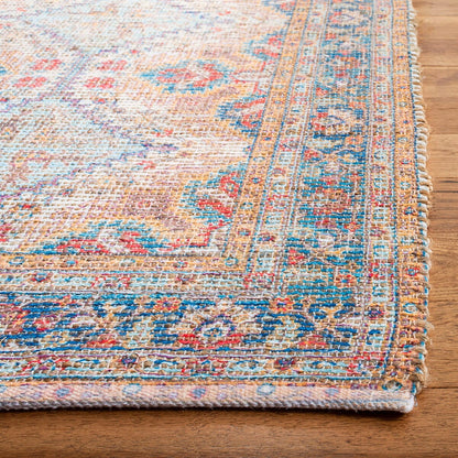 Safavieh Saffron Sfn511P Rust / Blue Area Rug