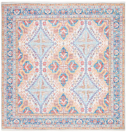 Safavieh Saffron Sfn511P Rust / Blue Area Rug