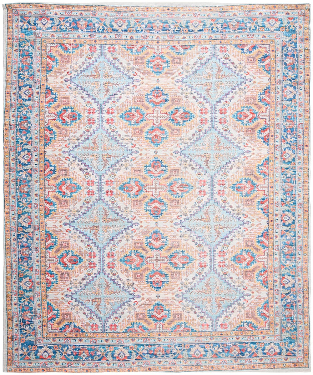 Safavieh Saffron Sfn511P Rust / Blue Area Rug