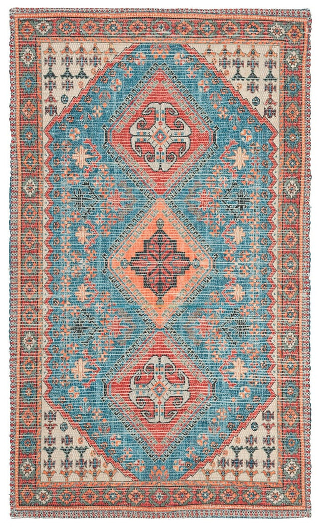 Safavieh Saffron Sfn512N Navy / Red Rugs.