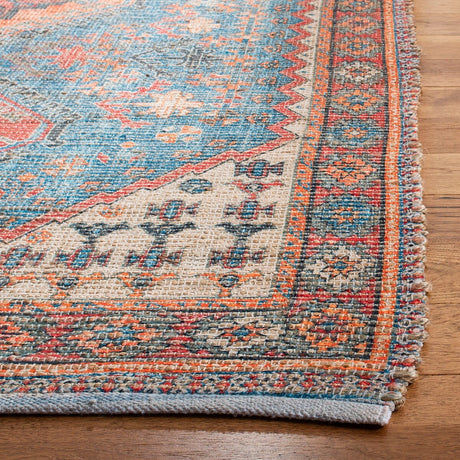 Safavieh Saffron Sfn512N Navy / Red Rugs.