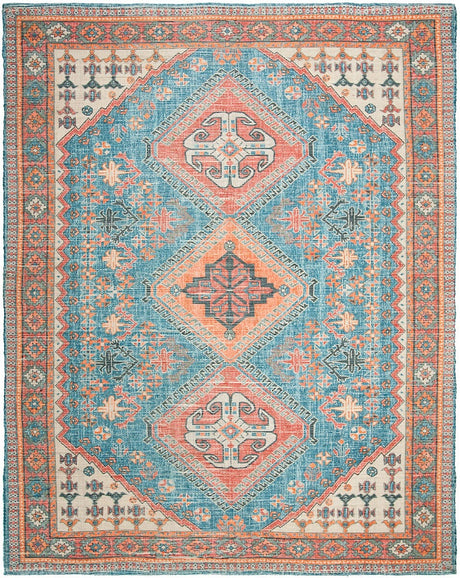 Safavieh Saffron Sfn512N Navy / Red Rugs.