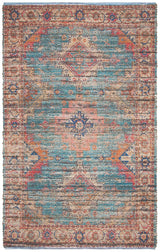 Safavieh Saffron Sfn513P Rust / Blue Rugs.