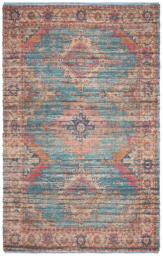 Safavieh Saffron Sfn513P Rust / Blue Area Rug