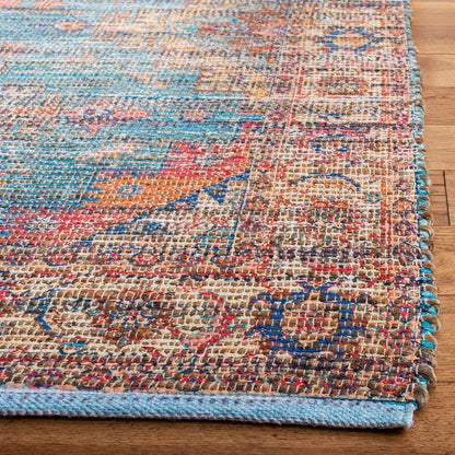 Safavieh Saffron Sfn513P Rust / Blue Area Rug