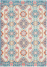 Safavieh Saffron Sfn538A Cream / Blue Rugs.