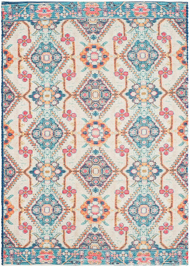 Safavieh Saffron Sfn538A Cream / Blue Rugs.
