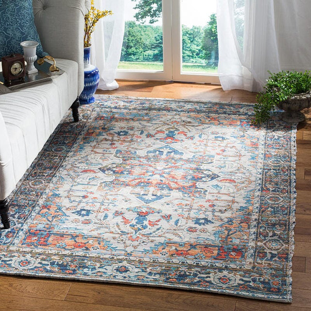 Safavieh Saffron Sfn543F Grey/Blue Rug.