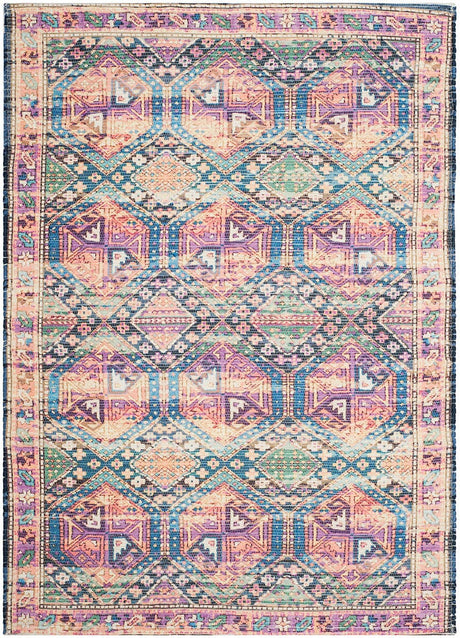 Safavieh Saffron Sfn544V Purple / Blue Rugs.