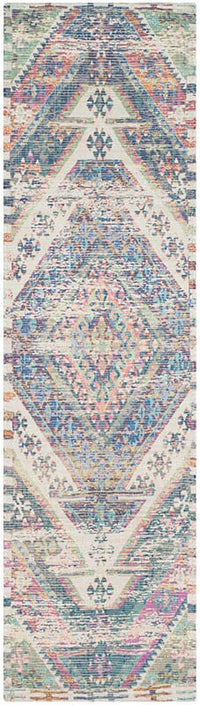 Safavieh Saffron Sfn558A Royal Blue / Fuchsia Southwestern Area Rug