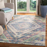 Safavieh Saffron Sfn558A Royal Blue/Fuchsia Rug.