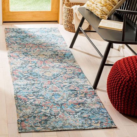 Safavieh Saffron Sfn570A Coral/Aqua Rug.