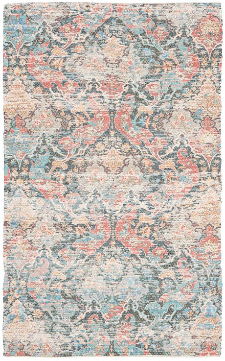 Safavieh Saffron Sfn570A Coral/Aqua Rug.