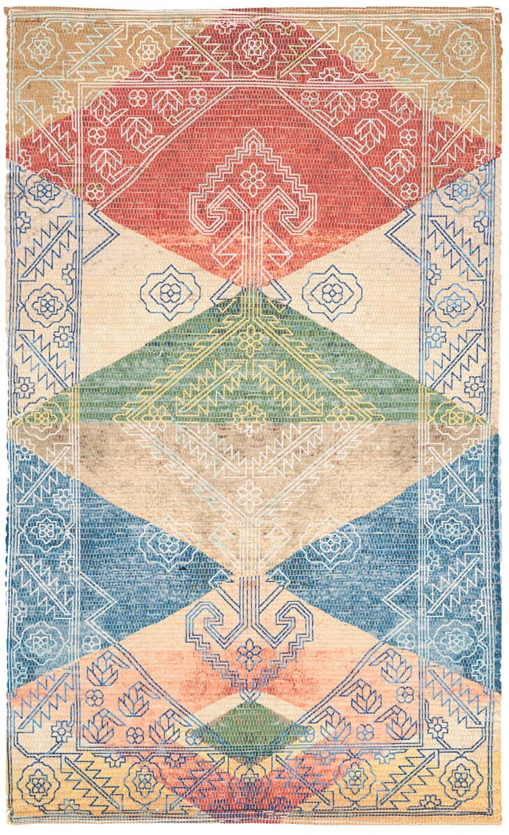 Safavieh Saffron Sfn593A Multi Southwestern Area Rug