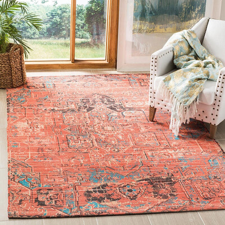 Safavieh Saffron Sfn621P Rust / Blue Rugs.