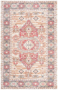 Safavieh Saffron Sfn651B Beige / Red Area Rug