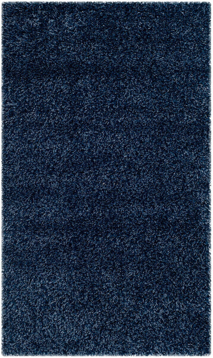 Safavieh California Shag Sg151-7070 Navy Shag Area Rug