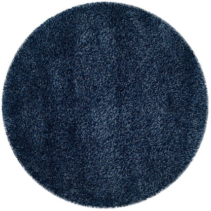 Safavieh California Shag Sg151-7070 Navy Shag Area Rug