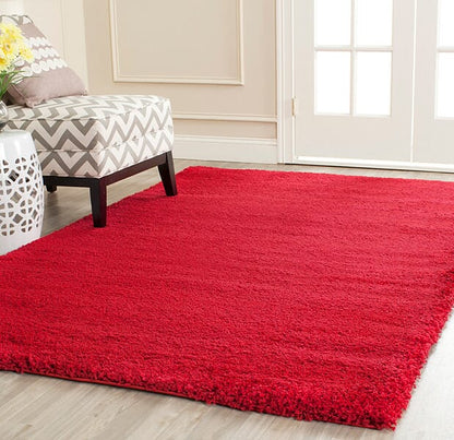 Safavieh Milan Shag Sg180-4040 Red Shag Area Rug