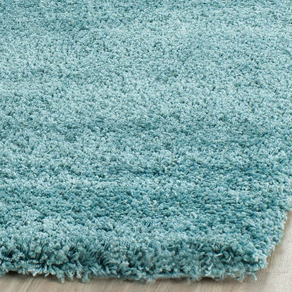 Safavieh Milan Shag Sg180-6060 Aqua Blue Shag Area Rug