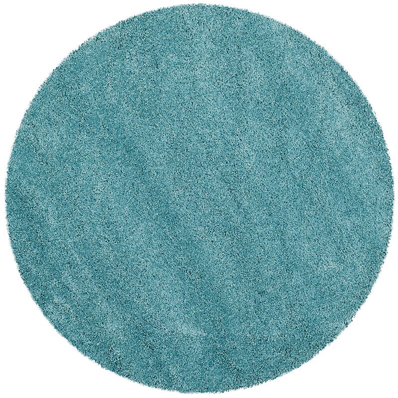 Safavieh Milan Shag Sg180-6060 Aqua Blue Shag Area Rug