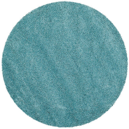 Safavieh Milan Shag Sg180-6060 Aqua Blue Shag Area Rug