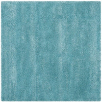 Safavieh Milan Shag Sg180-6060 Aqua Blue Shag Area Rug