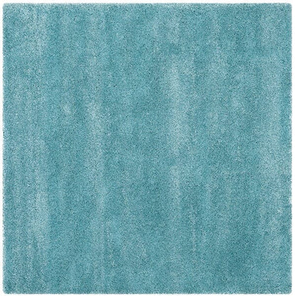 Safavieh Milan Shag Sg180-6060 Aqua Blue Shag Area Rug