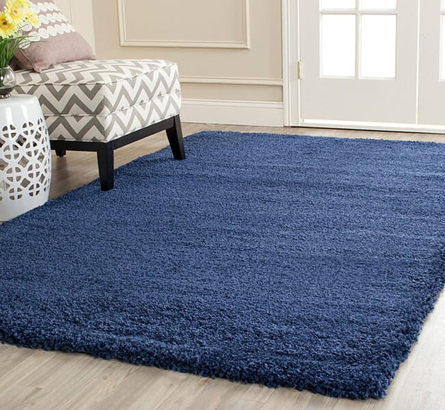 Safavieh Milan Shag Sg180-7070 Navy Rugs.