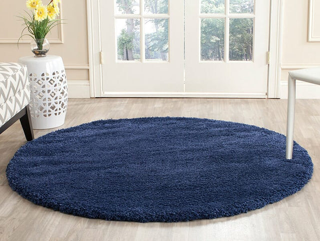 Safavieh Milan Shag Sg180-7070 Navy Rugs.