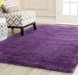 Safavieh Milan Shag Sg180-7373 Purple Rugs.