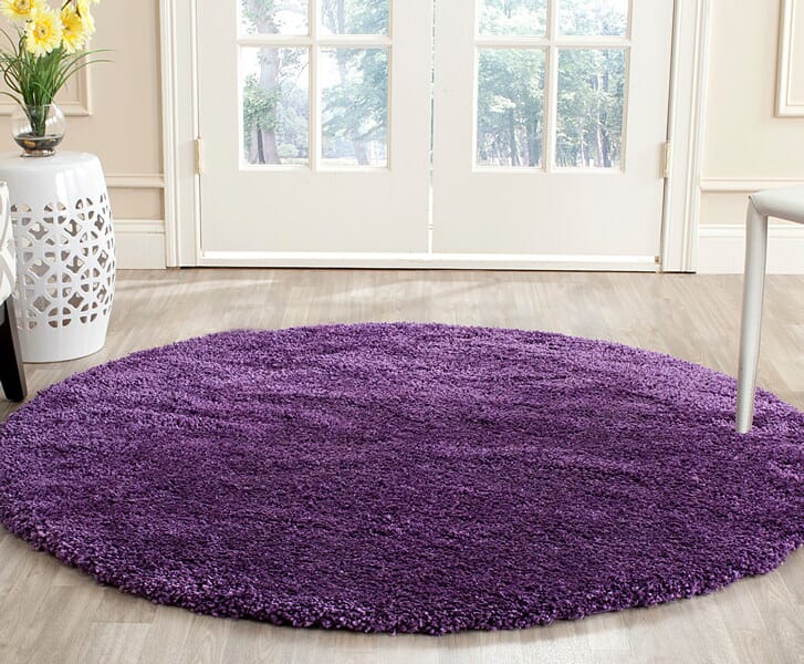 Safavieh Milan Shag Sg180-7373 Purple Rugs.