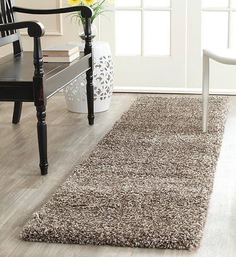 Safavieh Milan Shag Sg180-8080 Grey Rugs.