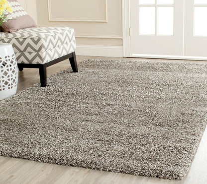 Safavieh Milan Shag Sg180-8080 Grey Shag Area Rug