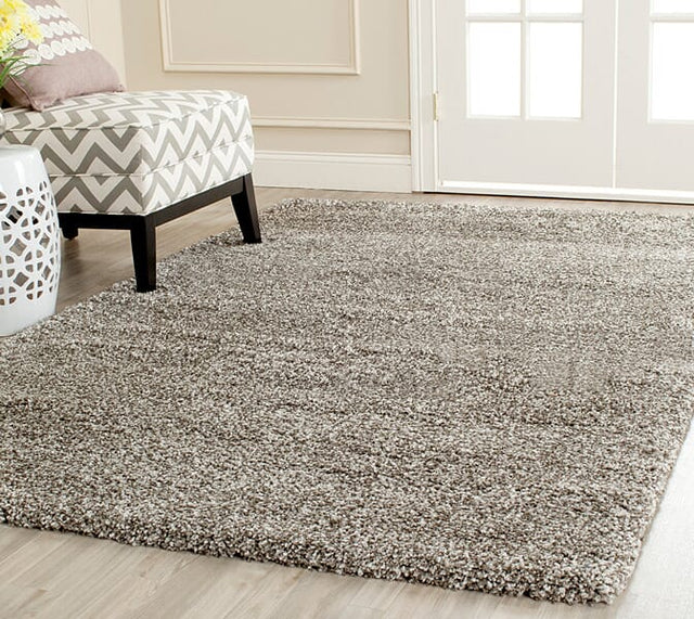 Safavieh Milan Shag Sg180-8080 Grey Rugs.