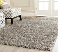 Safavieh Milan Shag Sg180-8080 Grey Shag Area Rug