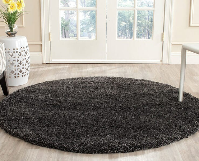 Safavieh Milan Shag Sg180-8484 Dark Grey Rugs.