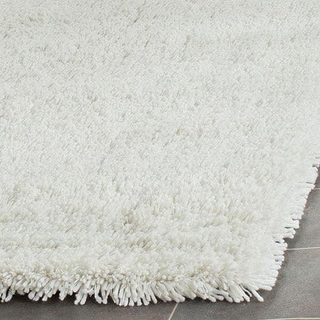 Safavieh Shag sg240a White Rugs.