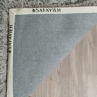 Safavieh Venice Shag Sg256S Silver Shag Area Rug