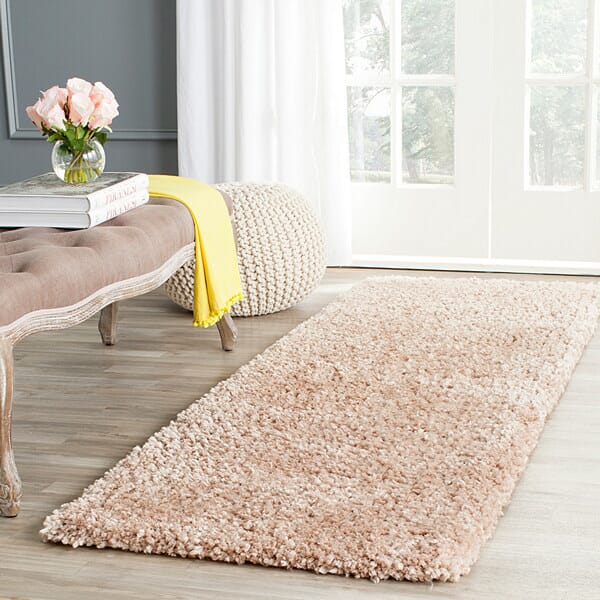 Safavieh Popcorn Shag Sg267B Beige Shag Area Rug