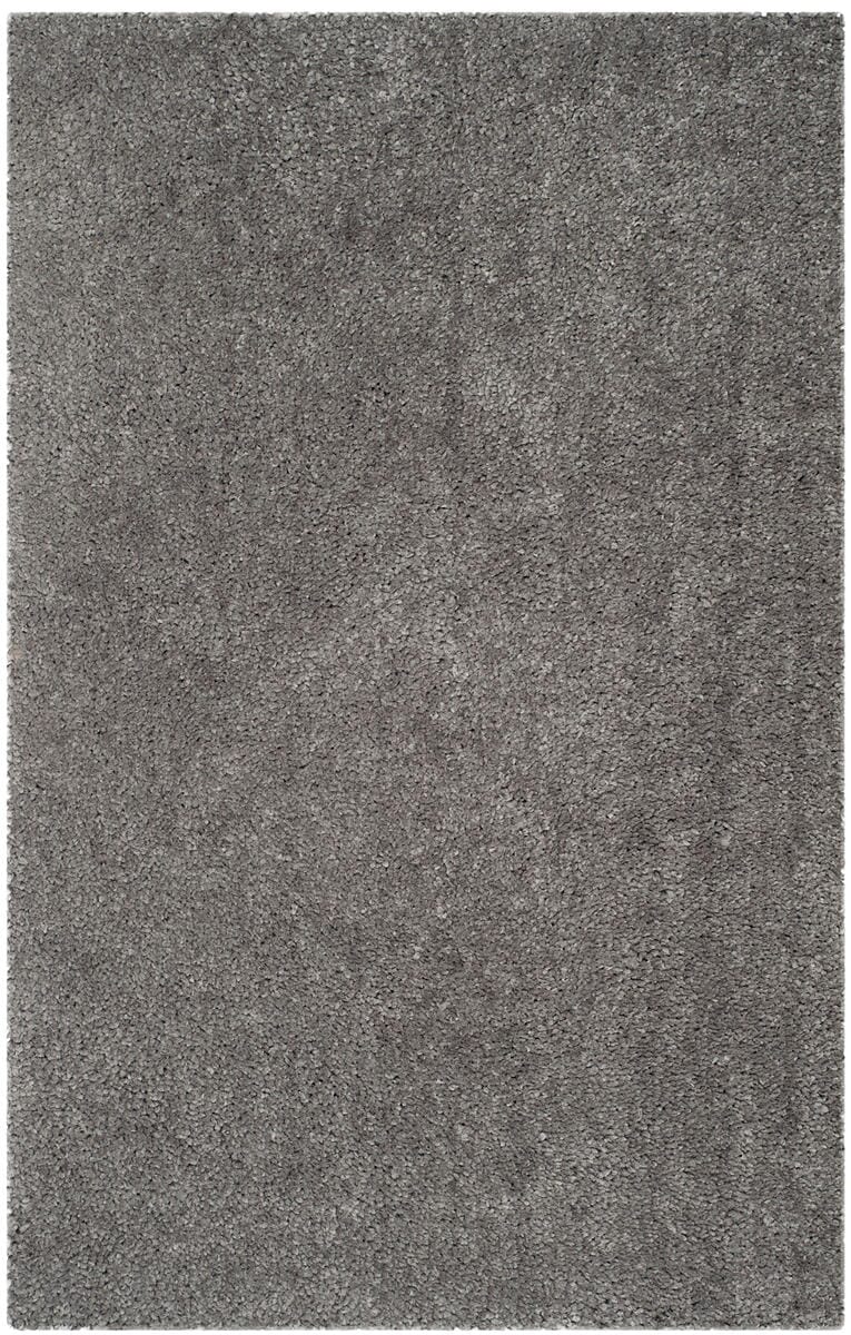 Safavieh Popcorn Shag Sg267C Silver Shag Area Rug