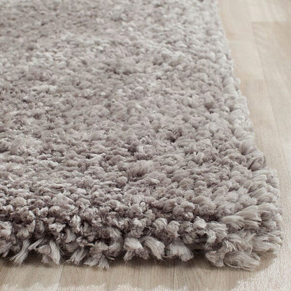 Safavieh Popcorn Shag Sg267C Silver Shag Area Rug